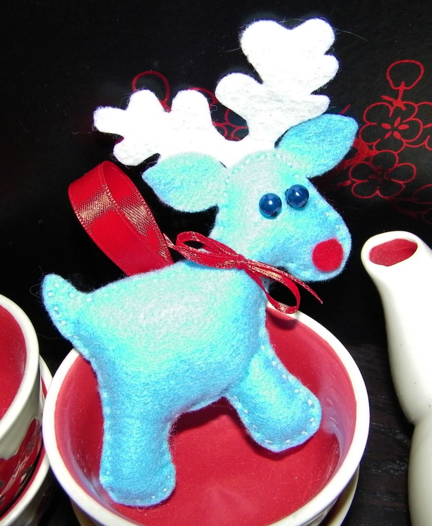 My Finished Reindeer Christmas Tree Decoration